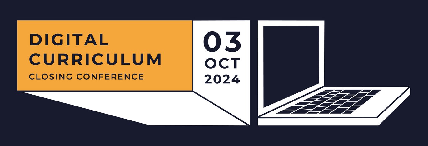 On the illustration is says Digital Curriculum Conference, 03 OCT 2024